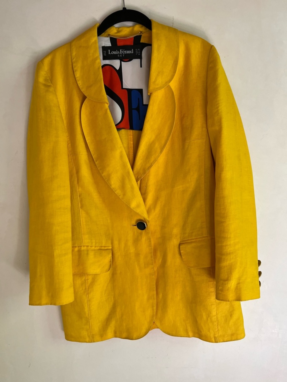 Louis Feraud Vintage 1992 Linen Jacket